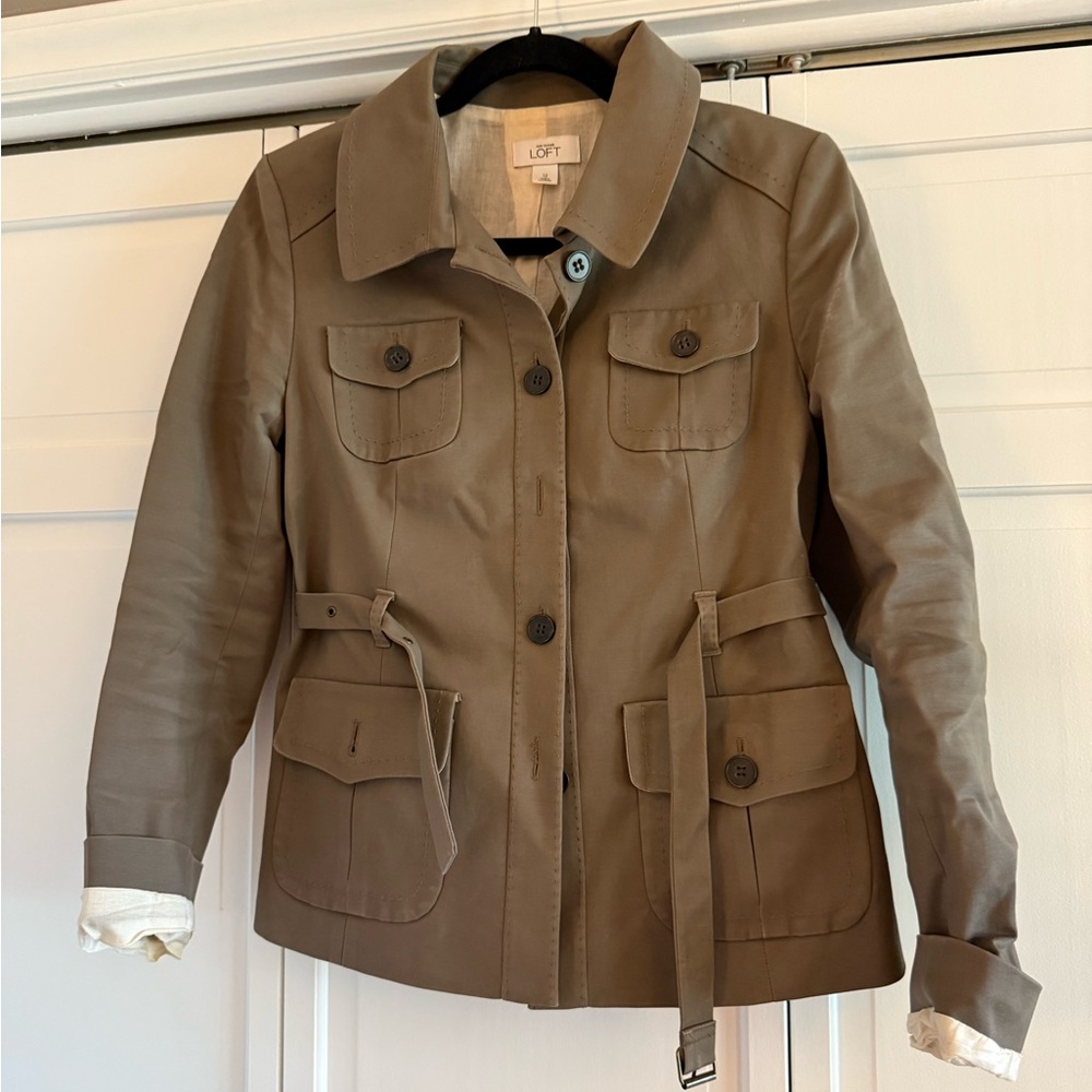 LOFT Women's Brown Utility Jacket